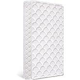 Baby Crib & Toddler Bed Mattress 52"x27.6"x5", Hypoallergenic, Soft Knitted Fabric, Moisture Absorbent and Breathable