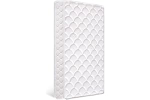 Baby Crib & Toddler Bed Mattress 52"x27.6"x5", Hypoallergenic, Soft Knitted Fabric, Moisture Absorbent and Breathable