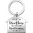 Maxforever 'New Home, New Adventures' Keychain - Stainless Steel Housewarming Gift For Family & Friends - View #9