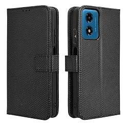Elubugod Compatible with Motorola Moto G24 Leather