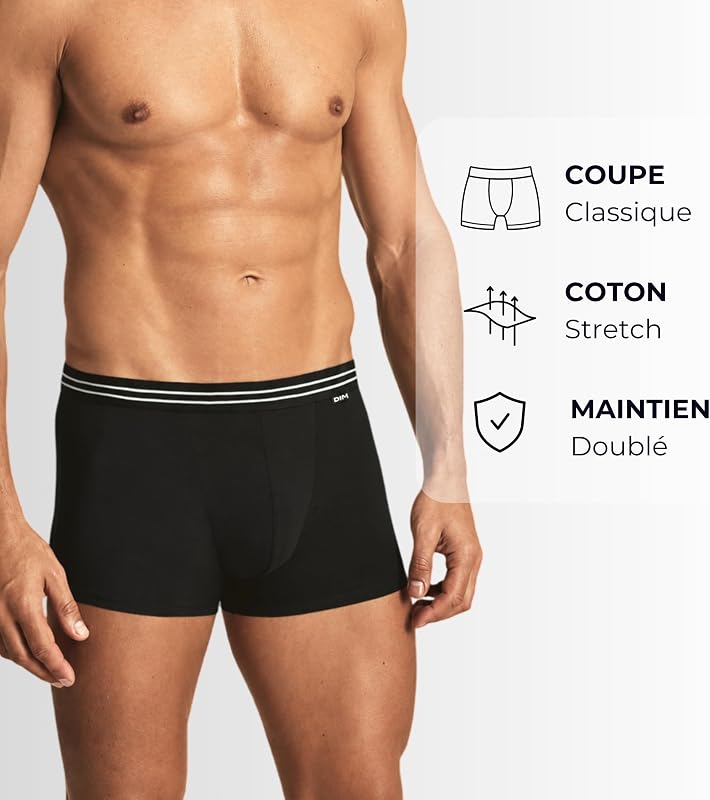 Herren Boxershorts 8er Pack | Ecodim Cotton Stretch Komfortabel | Täglicher Halt | Klassischer Gürtel