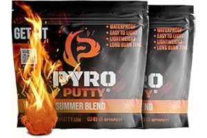 Phone Skope Pyro Putty: Waterproof Survival Fire Starter for Emergency Preparedness, Fire Starters for Campfires - Survival Gear and Supplies