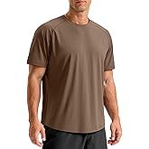 Soothfeel Mens Workout Shirts Quick Dry Athletic Running T-Shirts Short Sleeve Cooling Moisture Wicking Gym Active Tee Tops