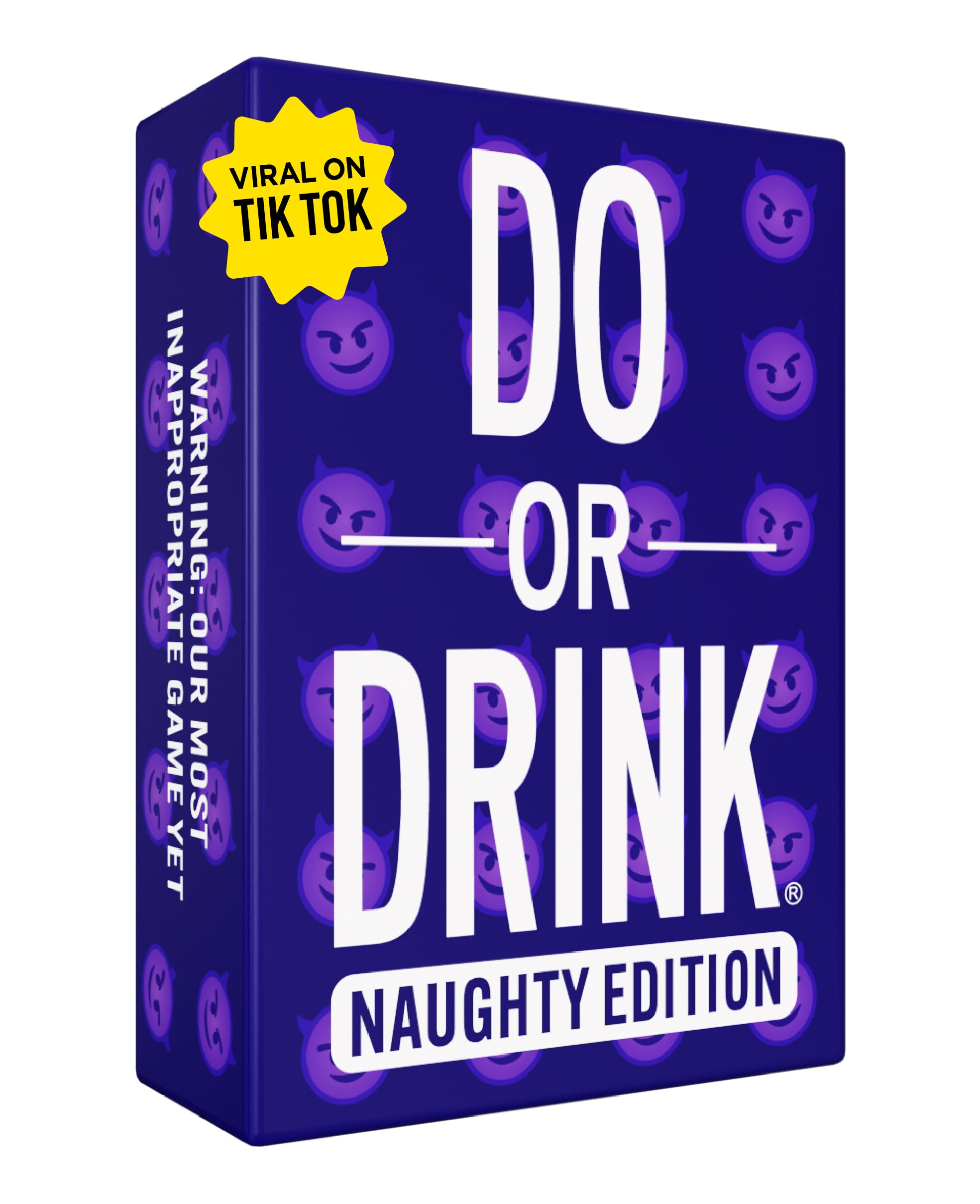 Do or Drink Naughty Edition - The Adult Drinking Game for Spicy Situations - Fun Party Games for Adults with 250 Cards - Great for Game Night, Pre Games, After Parties, and More