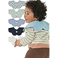Konny Baby Bibs 5-Pack, 360 ​​° Rotate, Soft and Absorbent Bandana Drooling for Boys Girls baby Essentials
