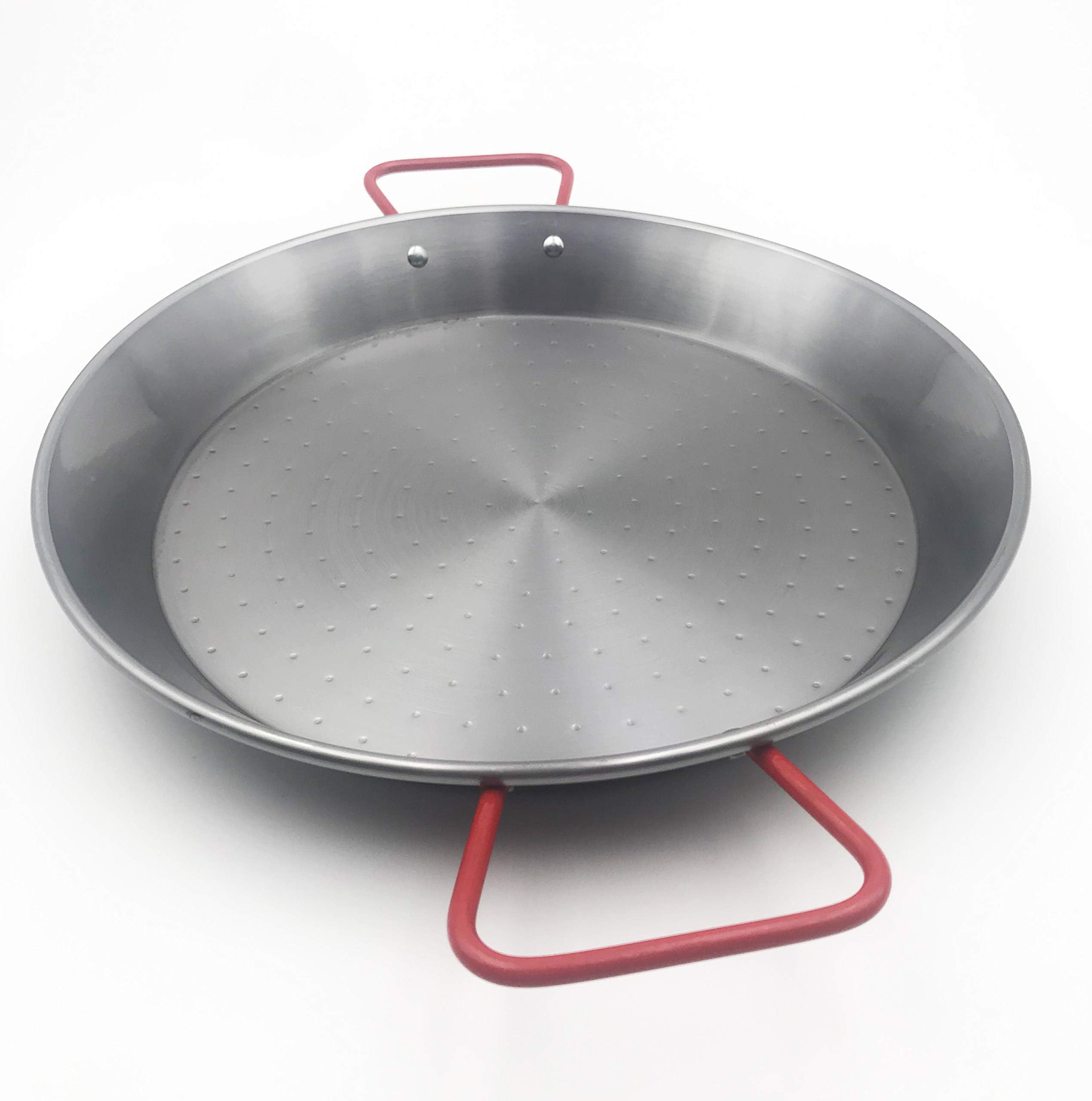 Sunny Spain SSP11132 Valencian Steel Paella Pan for Cooking in Firewood and Gas | Special Pan for Paella and Rice. Made in Spain Special for Paellas (Ø32 cm / 5 Servings)