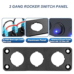 Rocker Switch Panel 20A Waterproof On Off 12V