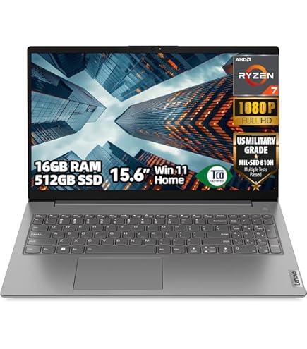 Lenovo IdeaPad Slim 3 15ABR8 2024 Laptop, 8-Core AMD Ryzen 7 7730U