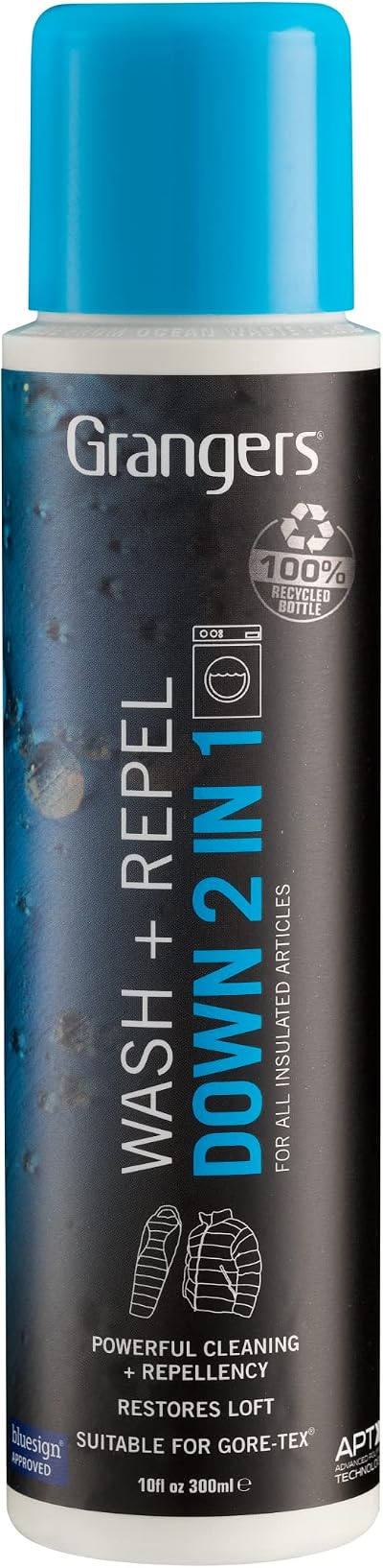 Grangers Wash + Repel Down 2 in 1 300ml Cleans and Reproofs Down Gear