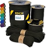 EdcX Paracord 4mm 550 Type III Nylon Rope 35+ Colors 10m-300m