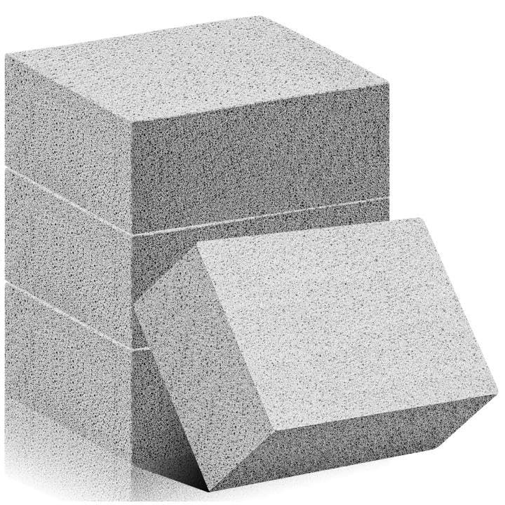 Photo 1 of Pumice Stone for Pool, 4Pcs Gray Pumice Stone Pool Tile Cleaner for Swimming Pools Spa Tile Grout Concrete Rust Stains Cleaning