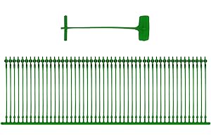Satsonik 25mm(1 Inch) Green Tag Gun Barbs (Fasteners) for Any Standard Price Labels Clothing Tagging Attachers - 5000 Pcs