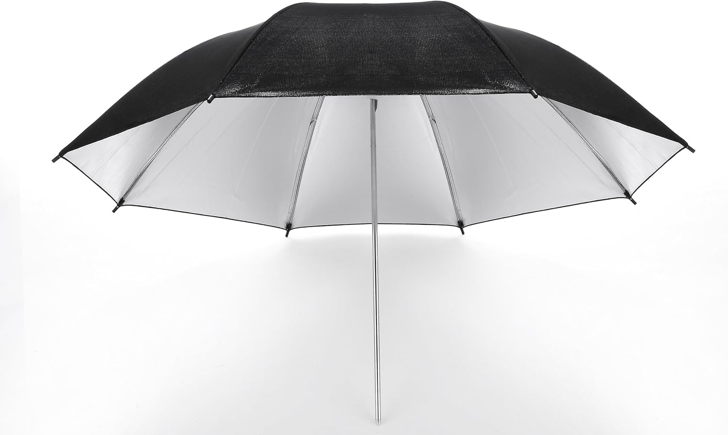 33inch Black & Silver Umbrella can give a bright