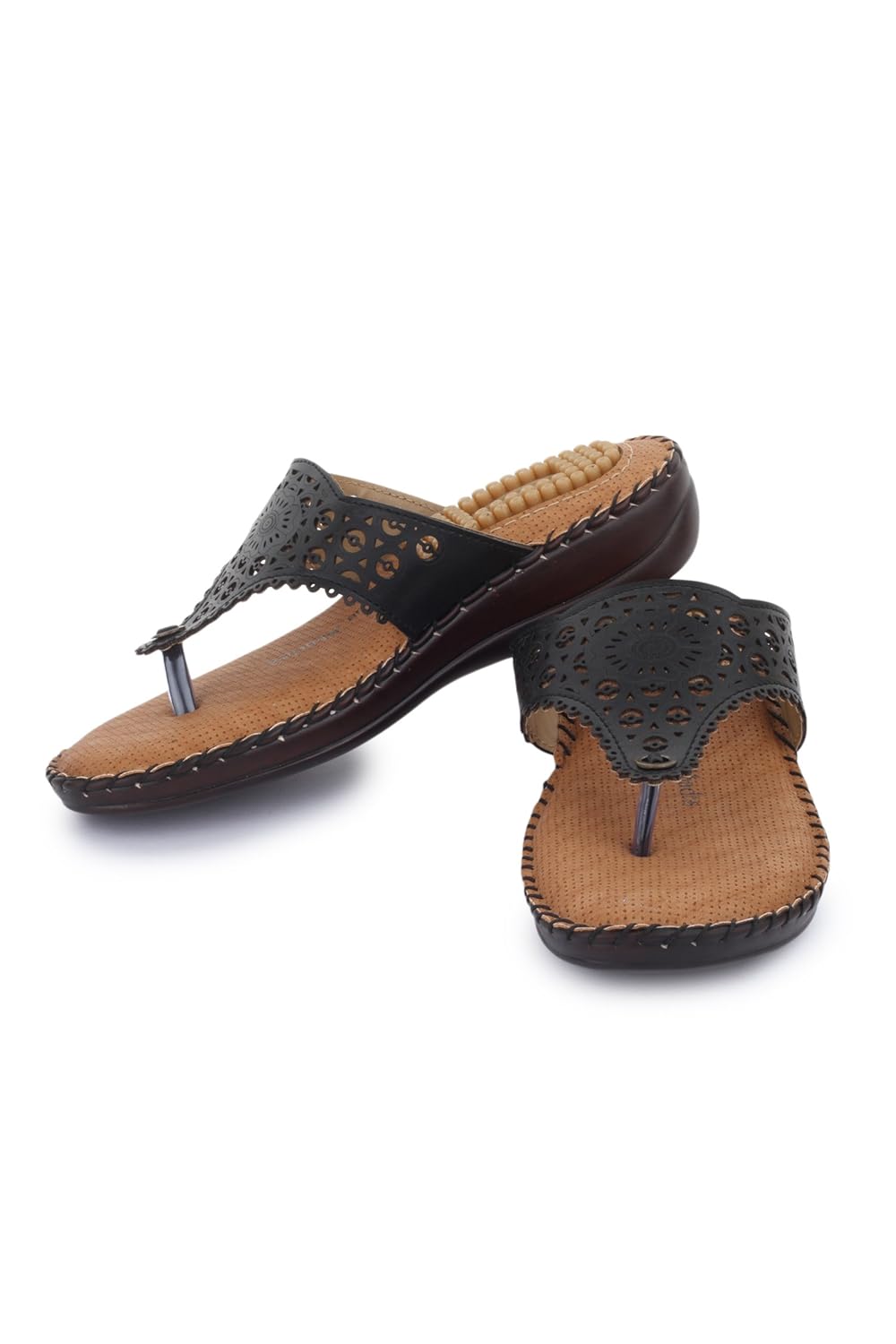 la shades accu-2004, black doctor sole orthopedic slipper for women