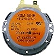ENTERPARK New SSM-16HR 6549W1S013A Microwave Turntable Motor Replacement Part for LG Kenmore Replaces 6549W1S007G 2B72754E C2B72754E AP4650096 AH3529213 EA3529213 PS3529213 6549W1S013B 6549W2S002E