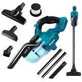 Rueqior Cordless Vacuum Cleaner for Makita 18V Battery, Handheld Vacuum Cleaner for Home Car Hardwood Floor Carpet, Portable Shop Vacuum with Washable HEPA Filter(Tool Only)