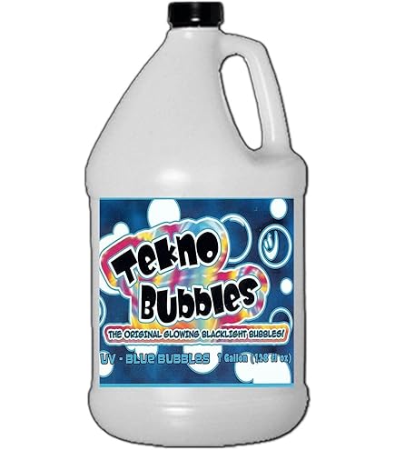 Buy Atomic Bubbles: Tekno Bubbles - Blue 6 Pack - 4oz Bottles, UV
