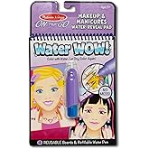 Melissa & Doug On the Go Water Wow! Reusable Water-Reveal Activity Pad - Makeup and Manicures - FSC Certified