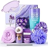 Birthday Gifts for Women,Unique Relaxing Spa Gift Baskets for Women,Self Care Get Well Care Package,Mothers Day,Wife Bday Gift Ideas for Her Best Friend,Coworker,Sister,Teacher