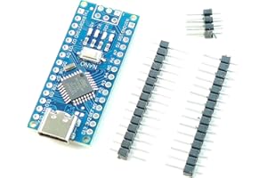 CANADUINO® Nano V3 Module Atmega328 + CH340 - USB-C Port (100% Compatible with Arduino IDE)