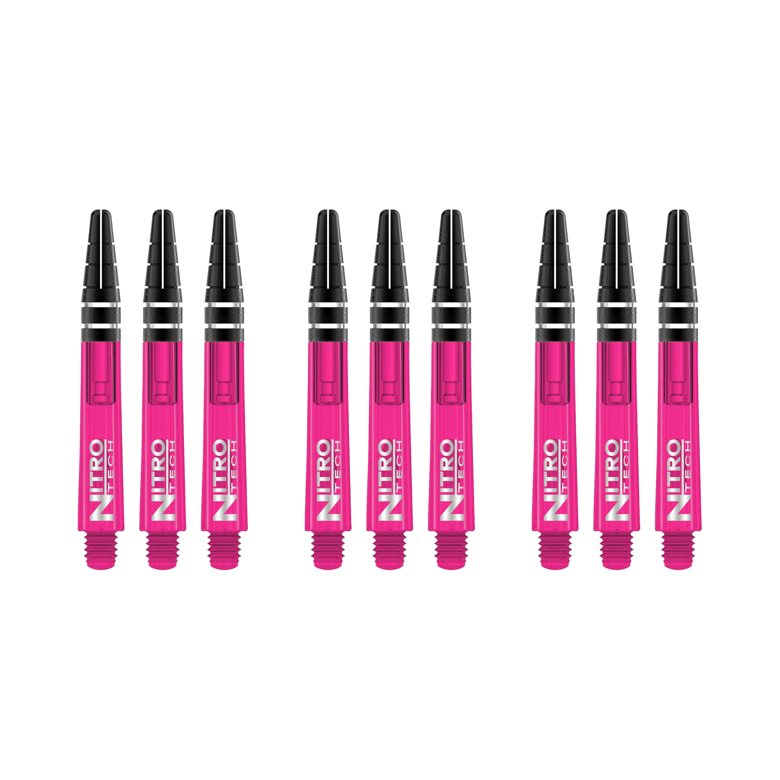 RED DRAGON Nitrotech Intermediate Stems - Pink - 3 sets per pack (9 Stems in total)