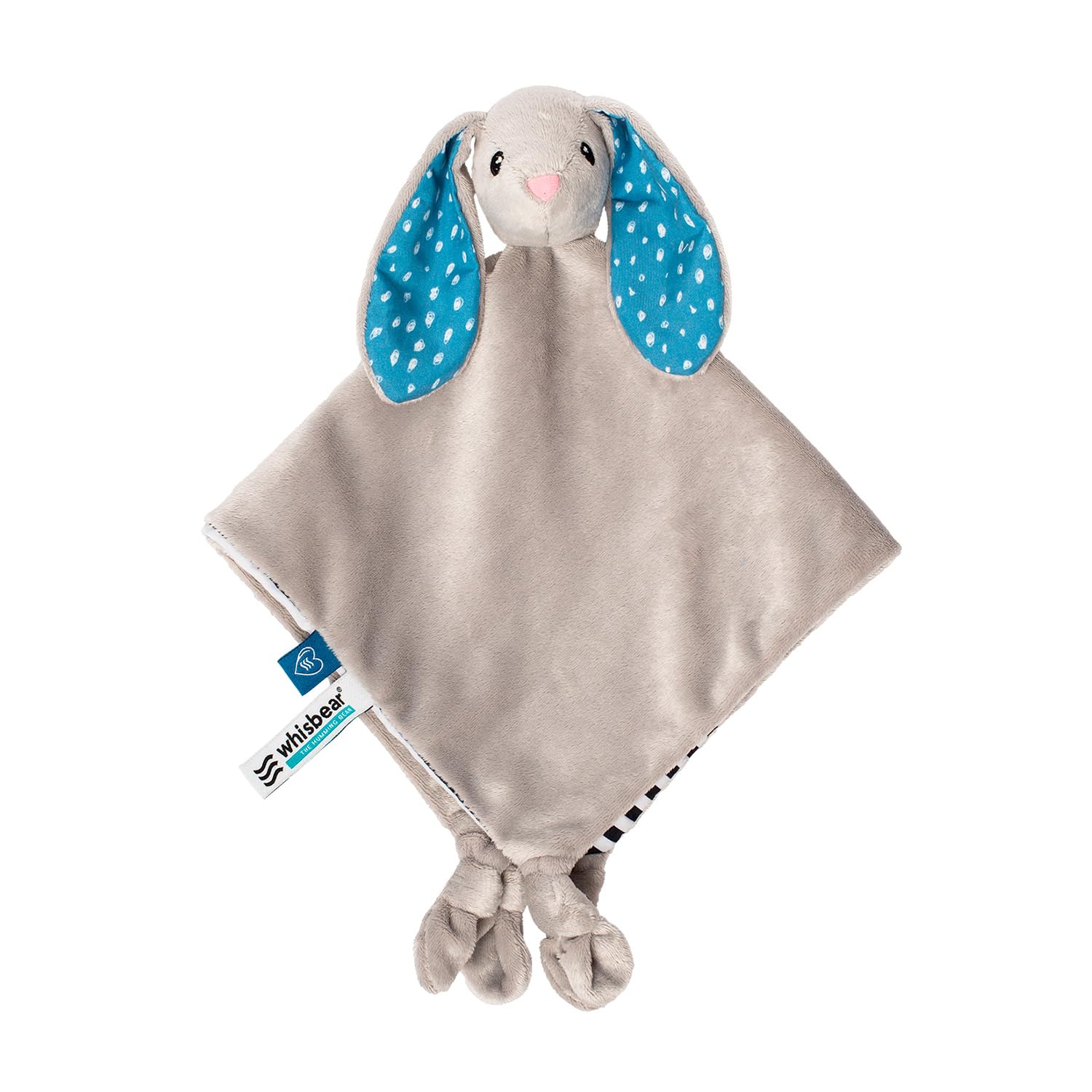 Whisbear Plush Dou Dou Bunny, Grey