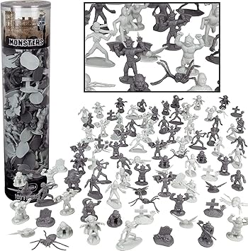 monster action figure bucket