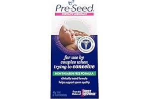 Pre-Seed Fertility Friendly Personal Lubricant, For Use by Couple When Trying to Concieve, 9 Single-Use Applicators, 40 g
