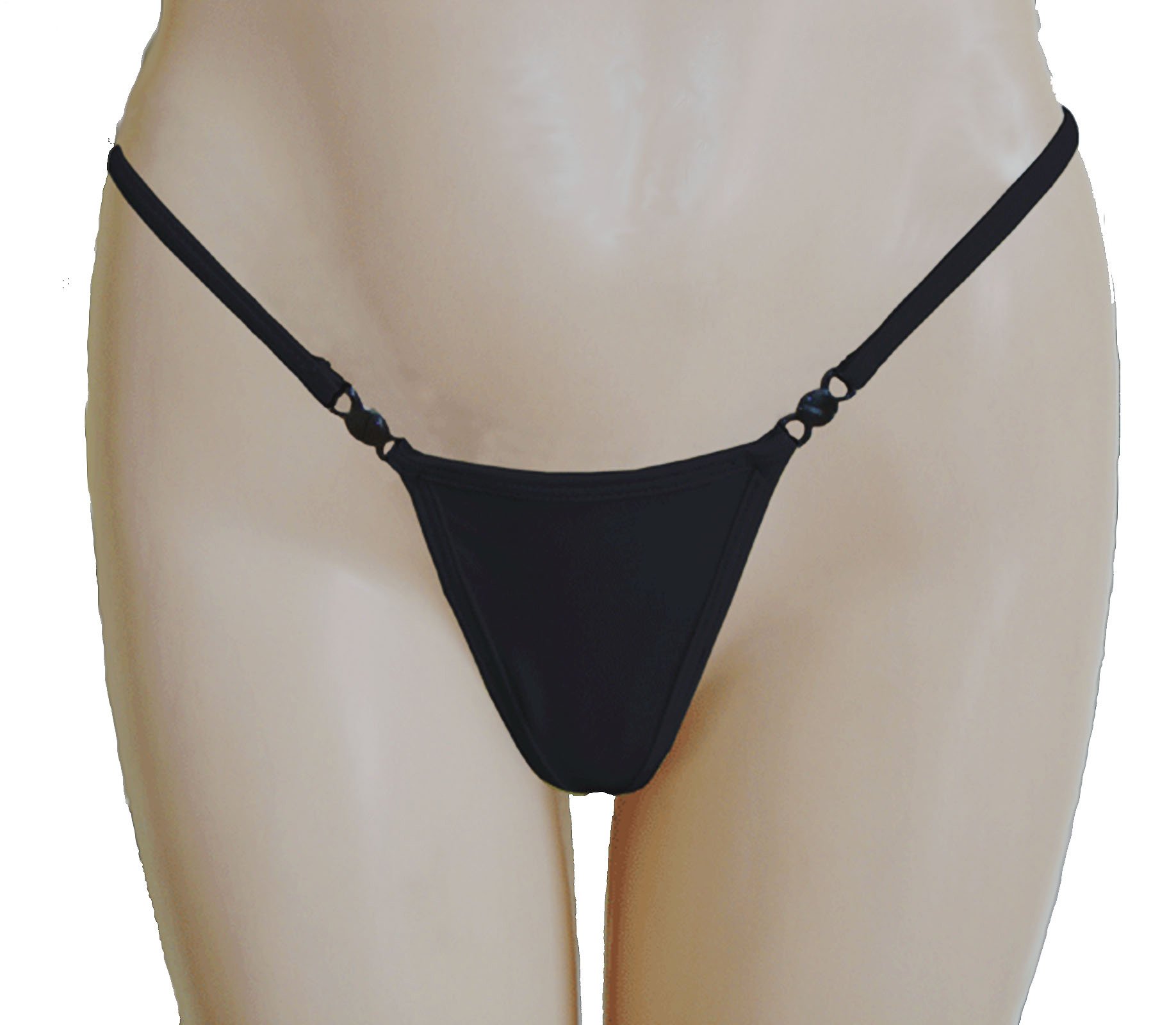 Nylon Spandex Dancer Clip VBack GString Bikini Bottom Made in U.S.A