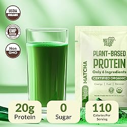 NUTRAPULSE Organic Vegan Protein Powder Sample Pack