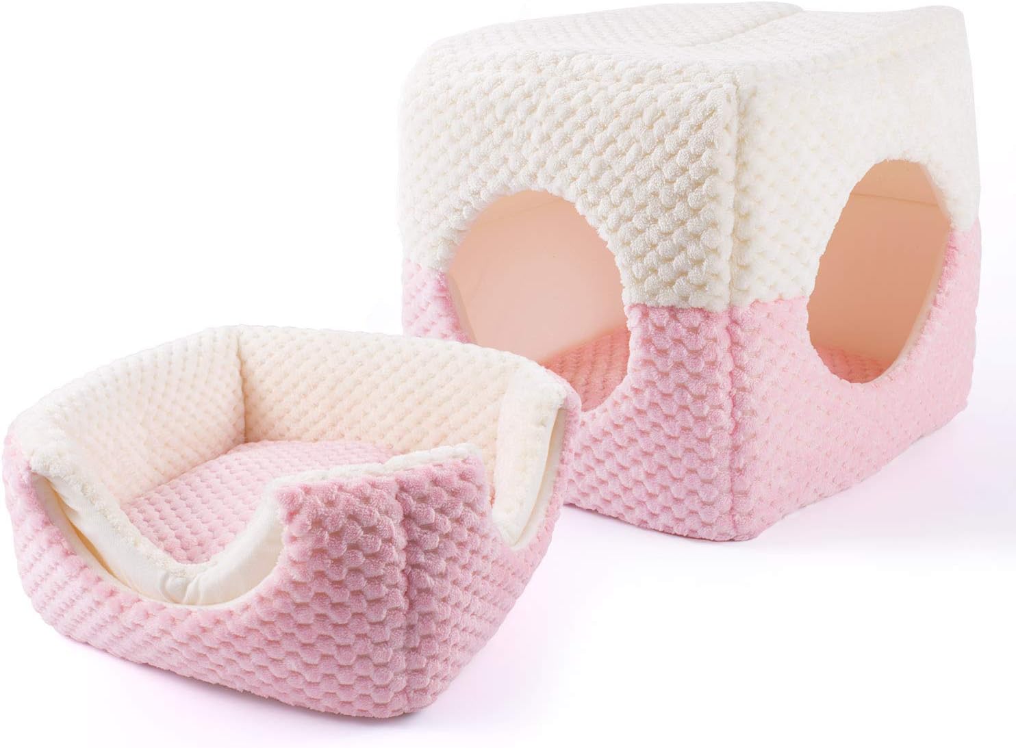 Petper Cat Bed, Cat Self Warming Bed & Sofa, Pink : Pet Supplies