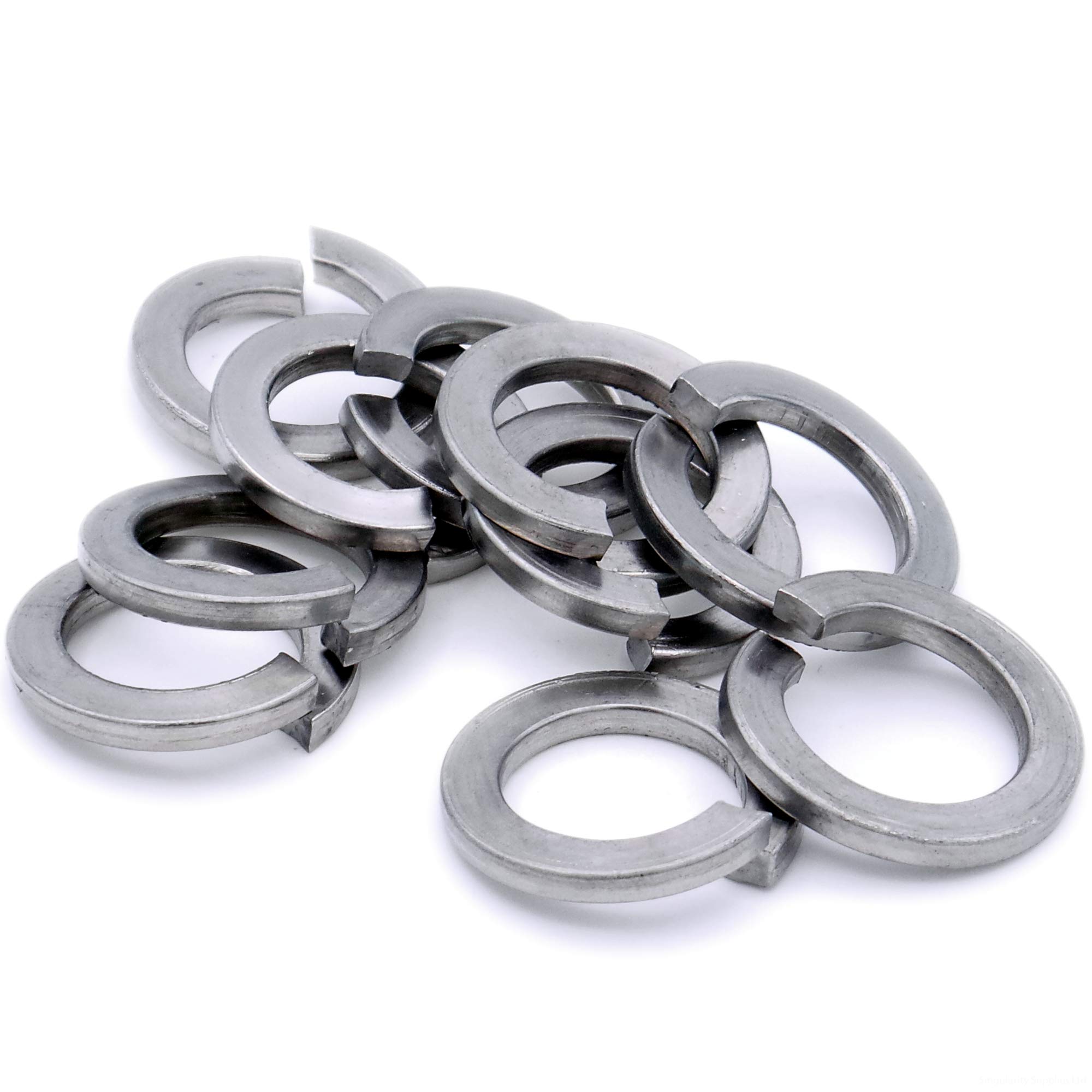 M3.5 (3.5mm) Rectangular Spring Split Lock Washer - Stainless Steel (A2) (Pack of 20)