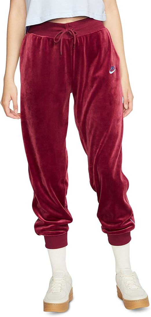 nike women's sportswear velour heritage joggers