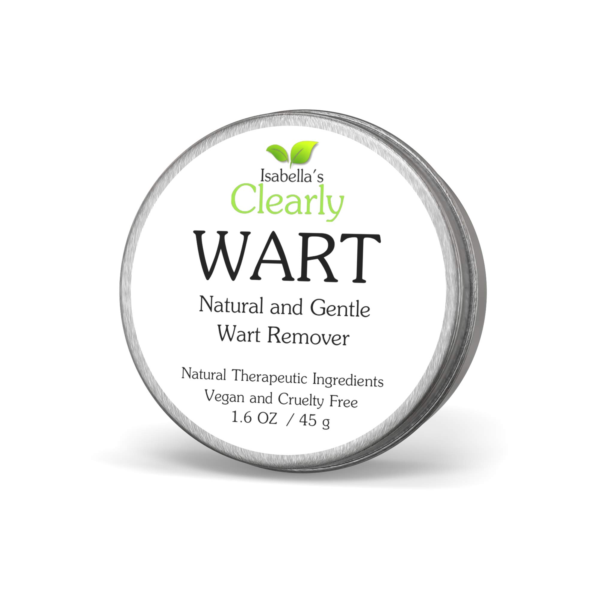 Clearly WART, Natural and Gentle Wart Remover | Aromatherapy Blend Skin Balm with Castor Oil and Essential Oils of Tea Tree, Lemon, Oregano, Cypress, Clove | Vegan, Cruelty Free, Made in USA