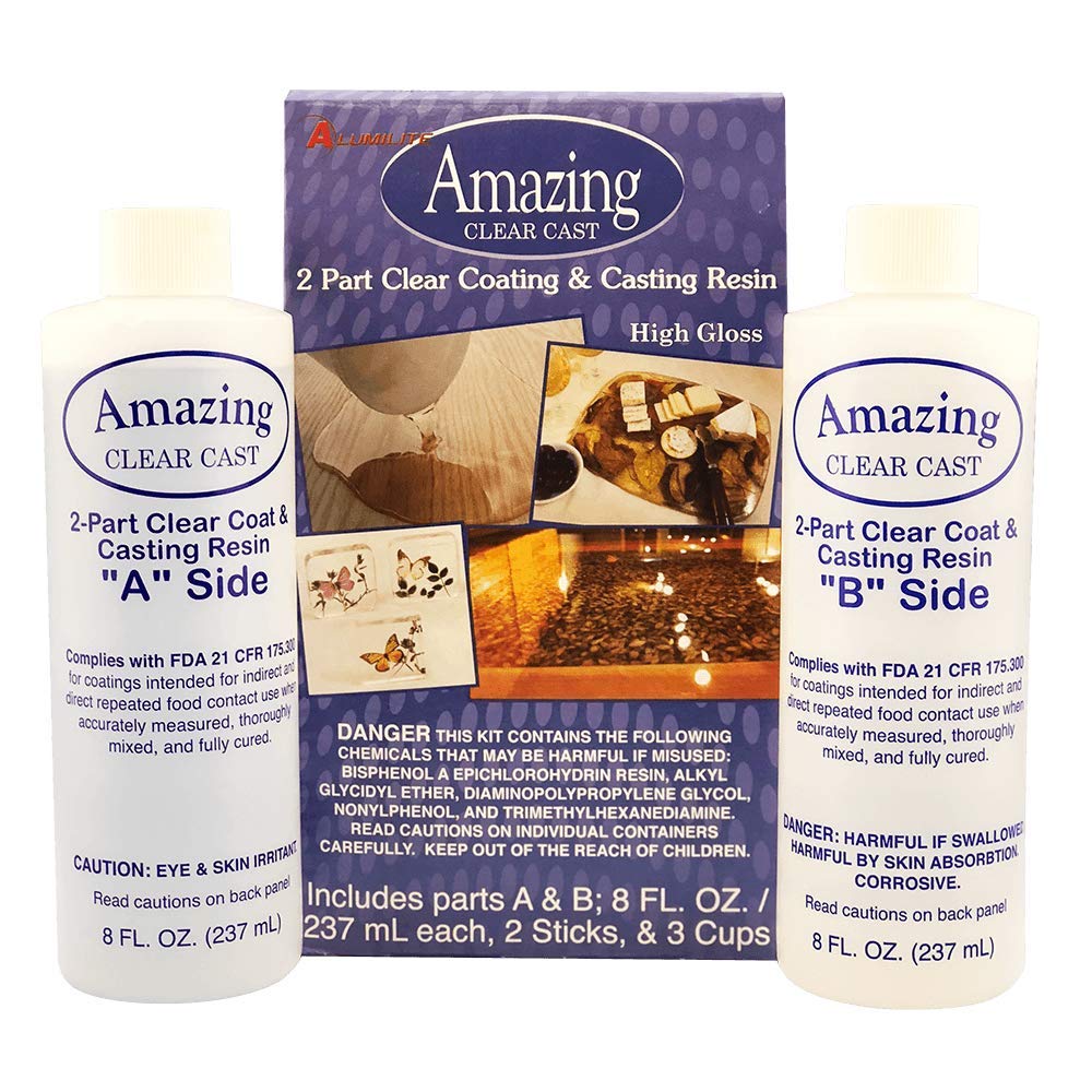 Alumilite Amazing Clear Cast Epoxy Resin 16 Ounces on Galleon Philippines