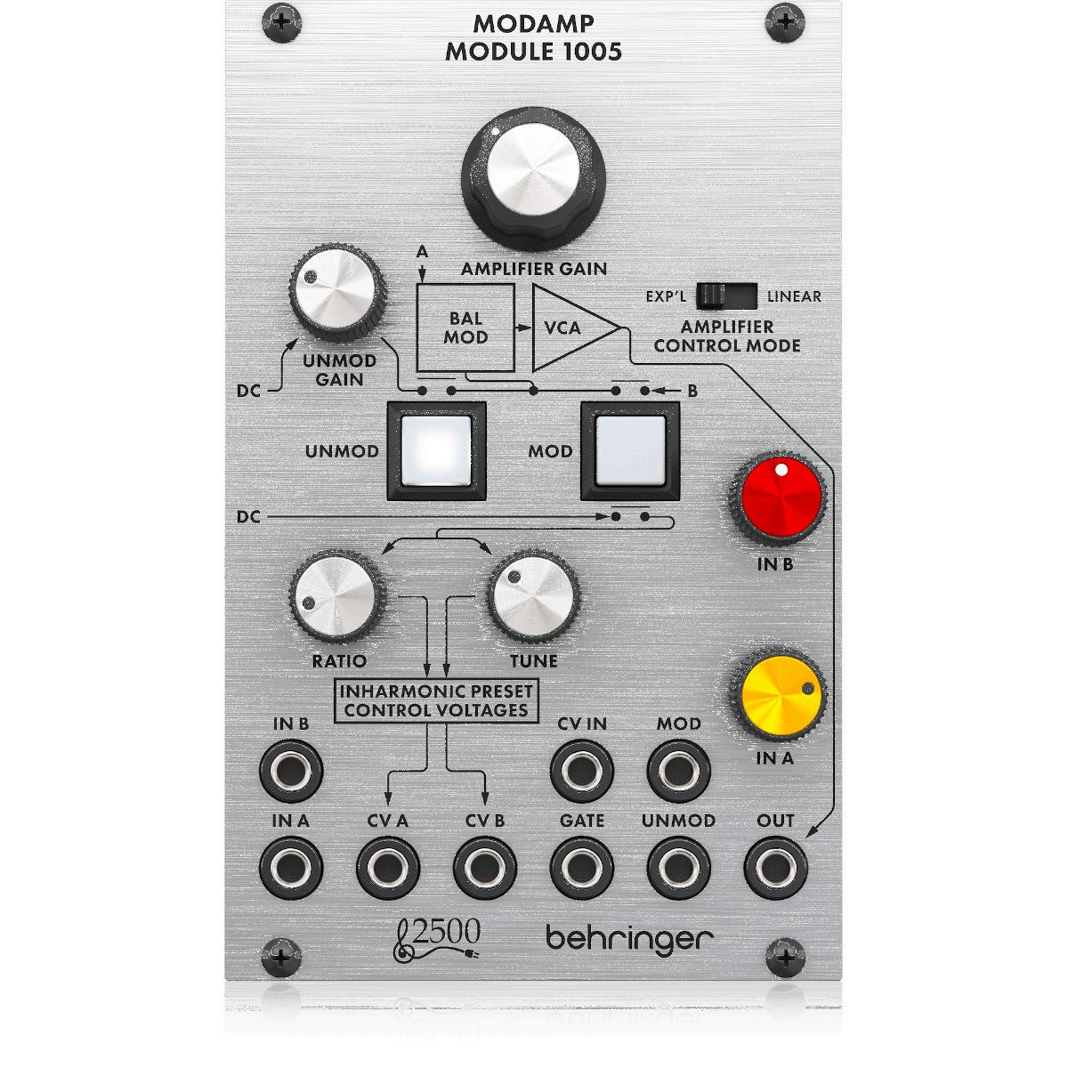 Behringer MODAMP MODULE 1005 Legendary 2500 Series Ring Modulator and VCA Module for Eurorack