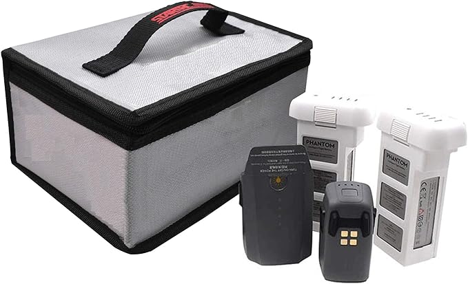 2 Stück Lipo Safe Bag - Feuerfeste Akku-Tasche Für Lithium-Batterien
