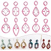Keoker Polymer Clay Cutters Set 20 Boho Shape Clay Cutters for Polymer Clay Jewelry Making