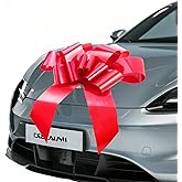 Giant Christmas Bow(30 inch, 1 Pack) - Large Christmas Tree Bow, Huge Car Bow, Big Red Bow for Car, Gift Wrapping, Christmas Decoration, Birthday, Graduation, Wedding, Anniversary & Parties.