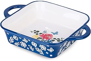 Wisenvoy 8x8 Baking Pan Brownie Pan Casserole Dish Ceramic Baking Dish Casserole Dishes For Oven Square Baking Pan
