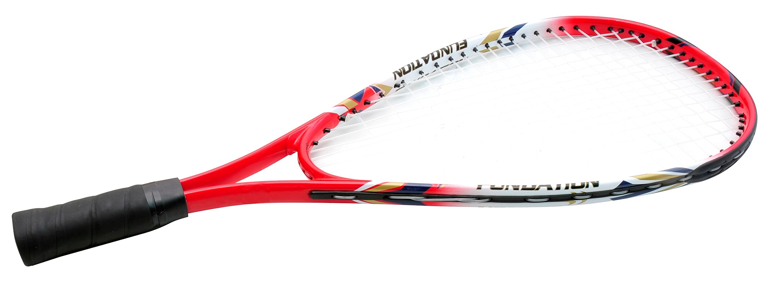 Sure Shot Unisex Child Fundation Squash Racket - Red/Silver, One Size