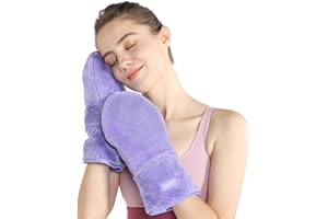SuzziPad Heated Gloves for Fatigue Soothing, Microwavable Glove for Women to Reduce Discomfort, Washable Hands Warmers, Hand 