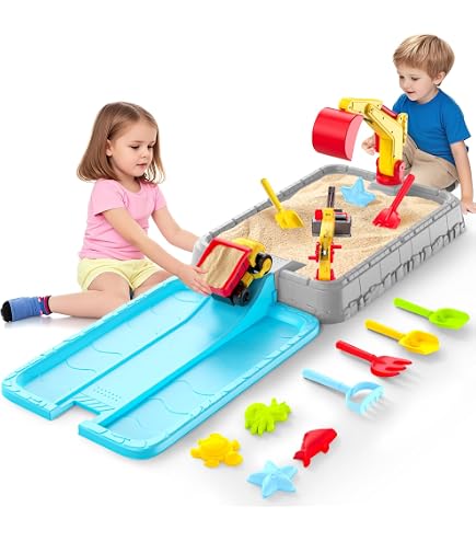 Little Tikes Dirt Diggers Excavator Sandbox For Kids, Including Lid And