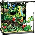 SATHIBI Insects Tropical Rainforest Building Sets for Adult,Animals Botanical Collection Toys with LED,Home Office Decor Model and Great Gift for Kids Boys 8+(1358PCS)