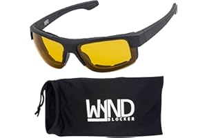 WYND Blocker Nova Motorcycle Riding Glasses Extreme Sports Wrap Dry Eye Sunglasses (Model 337)