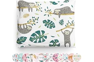A LA MODE MAILERS TOPPED WITH STYLE. Poly Mailers 10x13 100 Pack | Self-Sealing Shipping Bags Envelopes for Small Business | Waterproof Durable Packaging | Sloth | Palm Green Animal Floral | à la mode Mailers