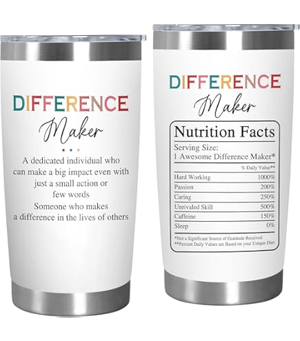 Proud Of The Difference You Make Gis Developer – Vaso De Acero Inoxidable De 20 Onzas, Regalos