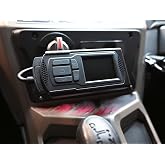 Universal Mount for Dynojet Power Vision 3 (3. Black, No Tilt)