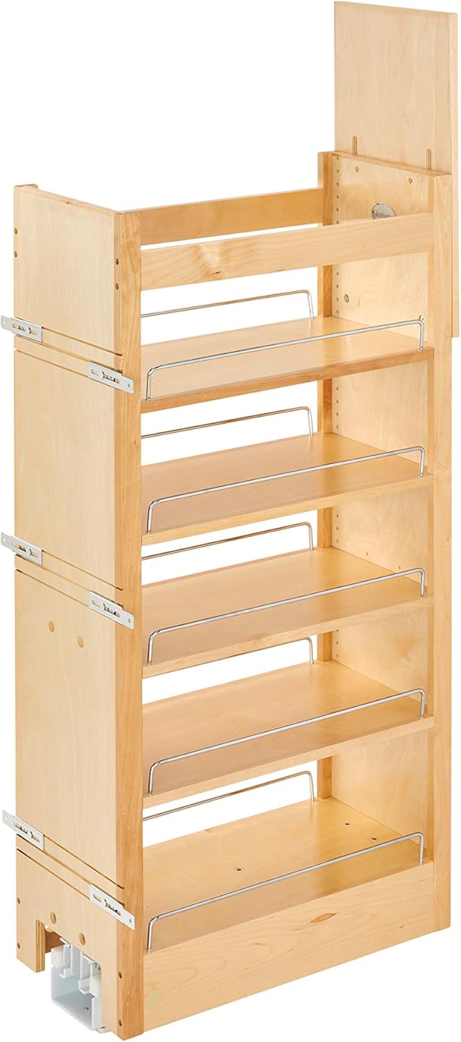 Amazon Com Rev A Shelf 14 In W X 43 In H Wood Pantry Pullout Soft