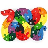 LOVESTOWN Alphabet Jigsaw Puzzle, Building Blocks